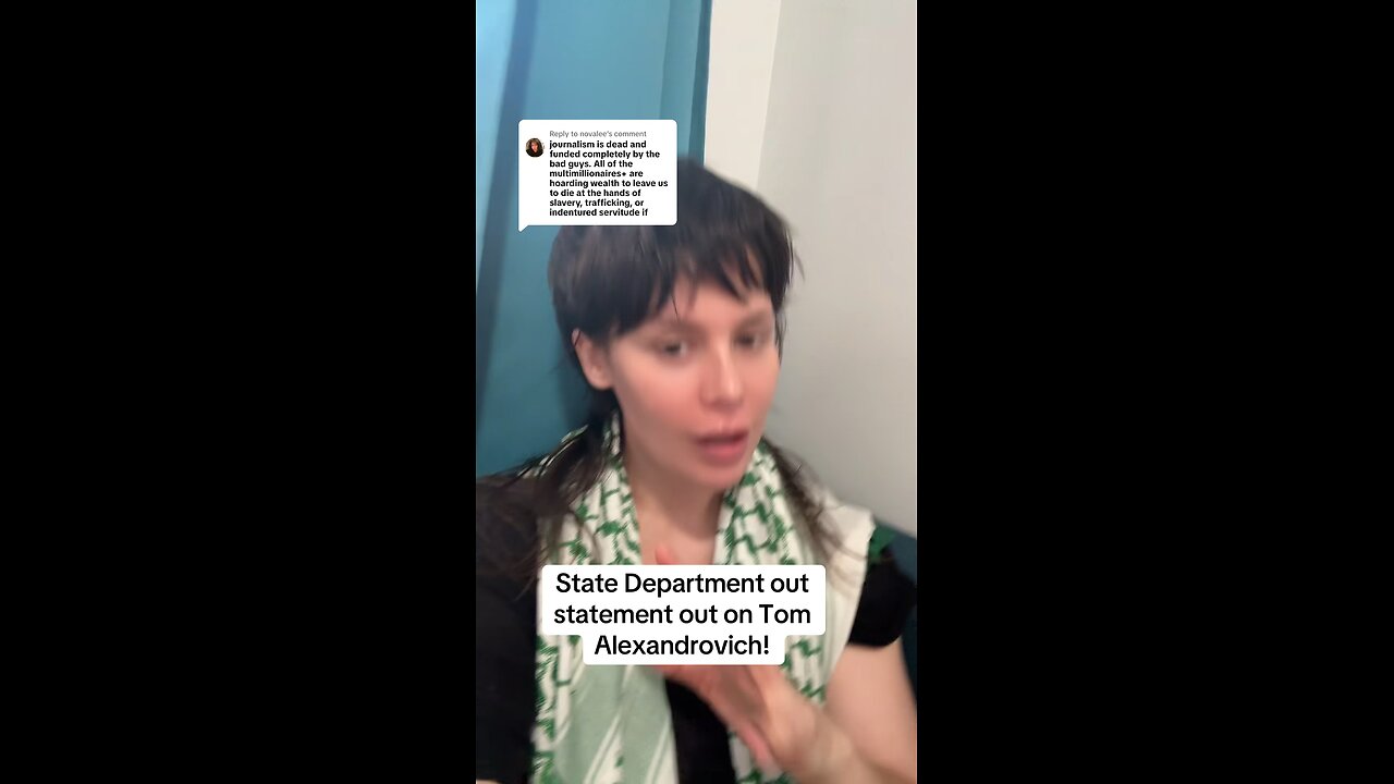 State Department DENIES Involvement in Tom Alexandrovich’s Escape to Israel!