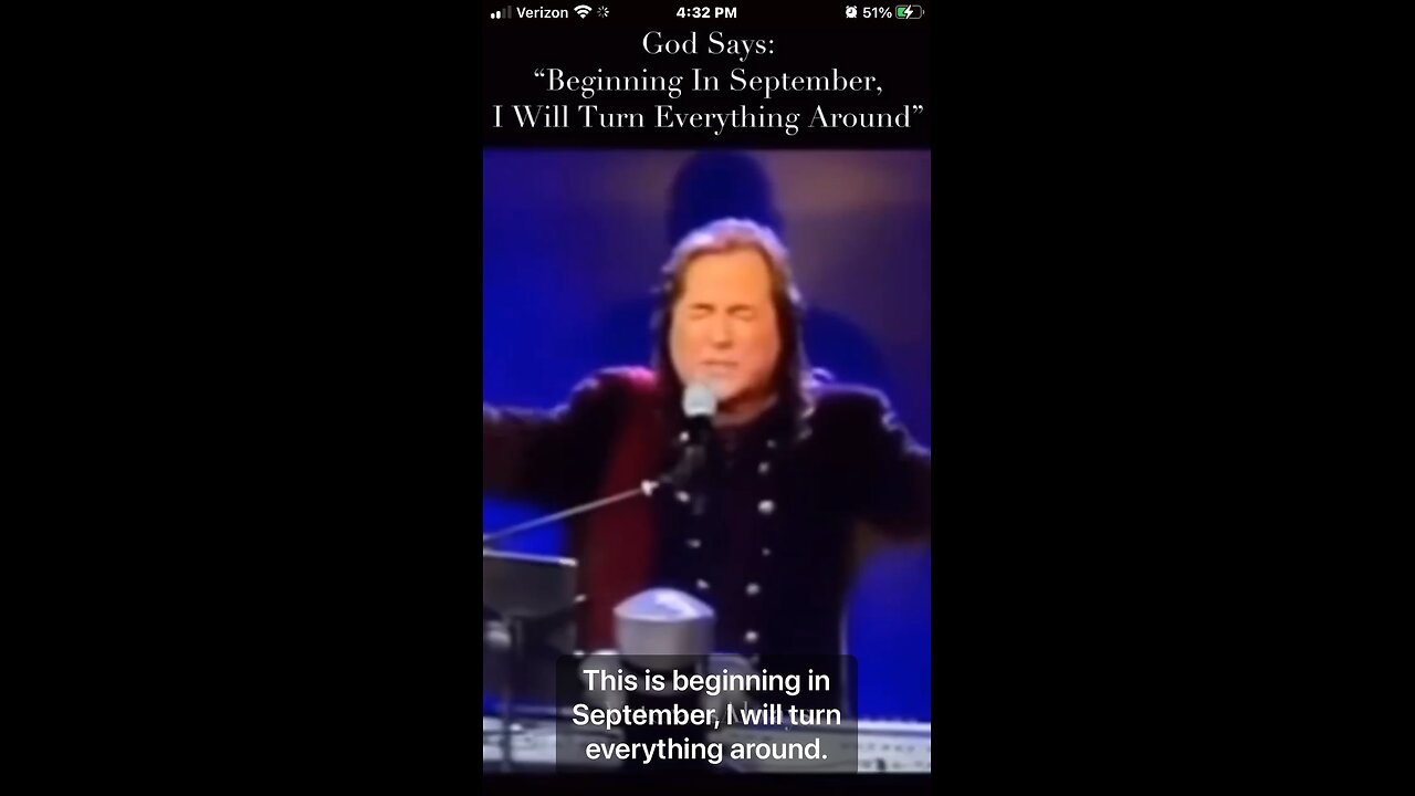 “GOD says in September, I will turn everything around” -Kim Clement
