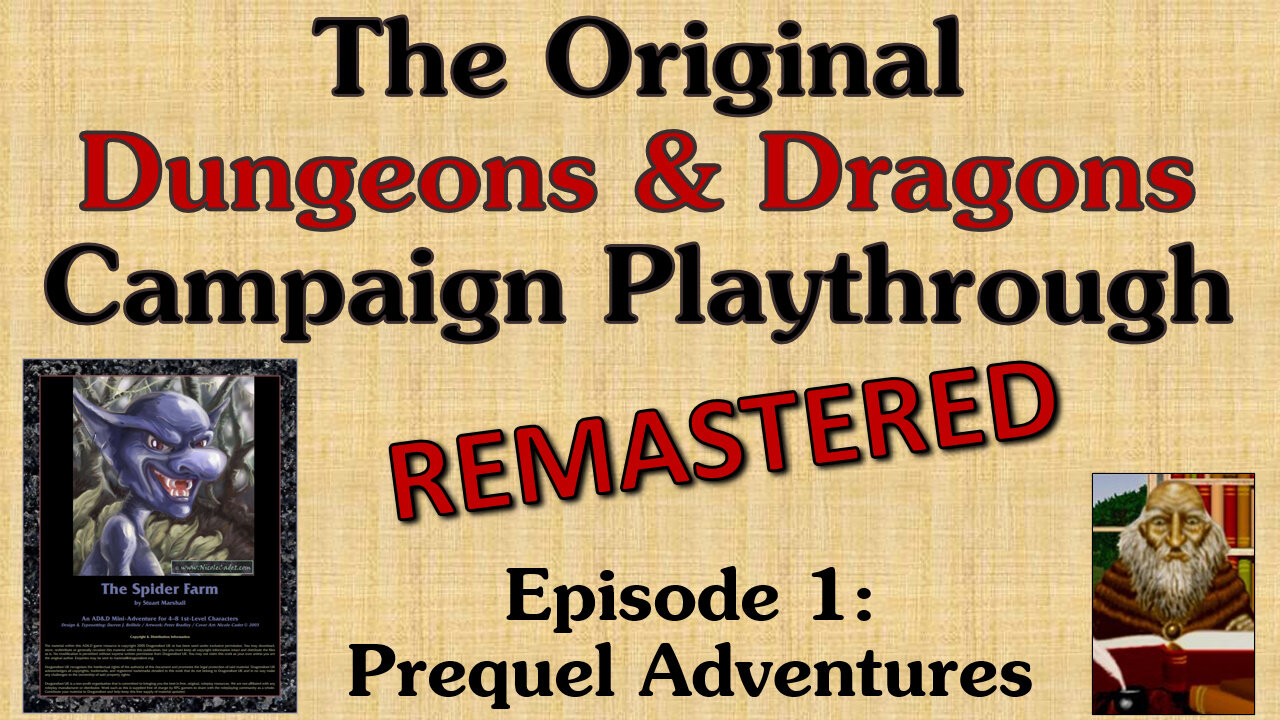 Ep. 1 - Classic D&D Adventure Module Playthrough Series