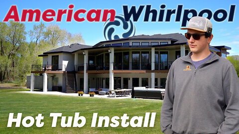 Swim Spa or Hot Tub? This Beast is BOTH || American Whirlpool Hot Tub Install #AmericanWhirlpool