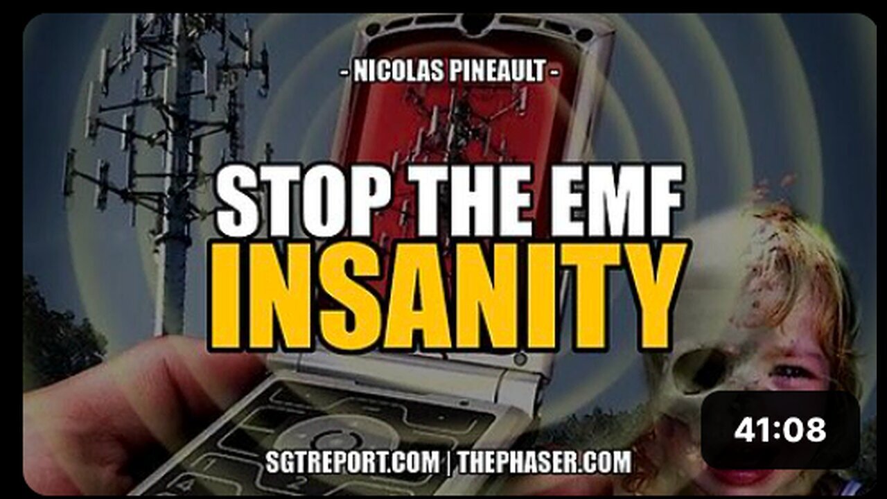 "Death Rays: Ending the EMF Insanity - Nicolas Pineault"