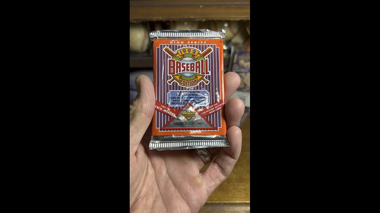 1992 #upperdeck #baseballcards #junkwax #packopening High number