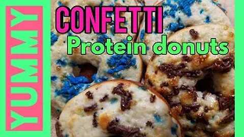 Confetti Protein Donuts - 60 calories