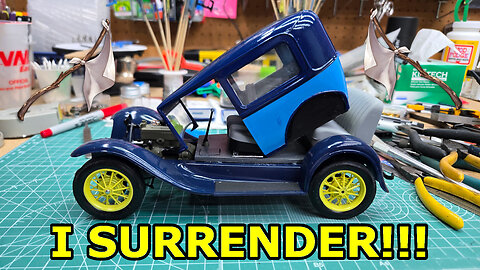 07 1931 Model 'A' Ford 2-Door Sedan Part 07 I SURRENDER!!!