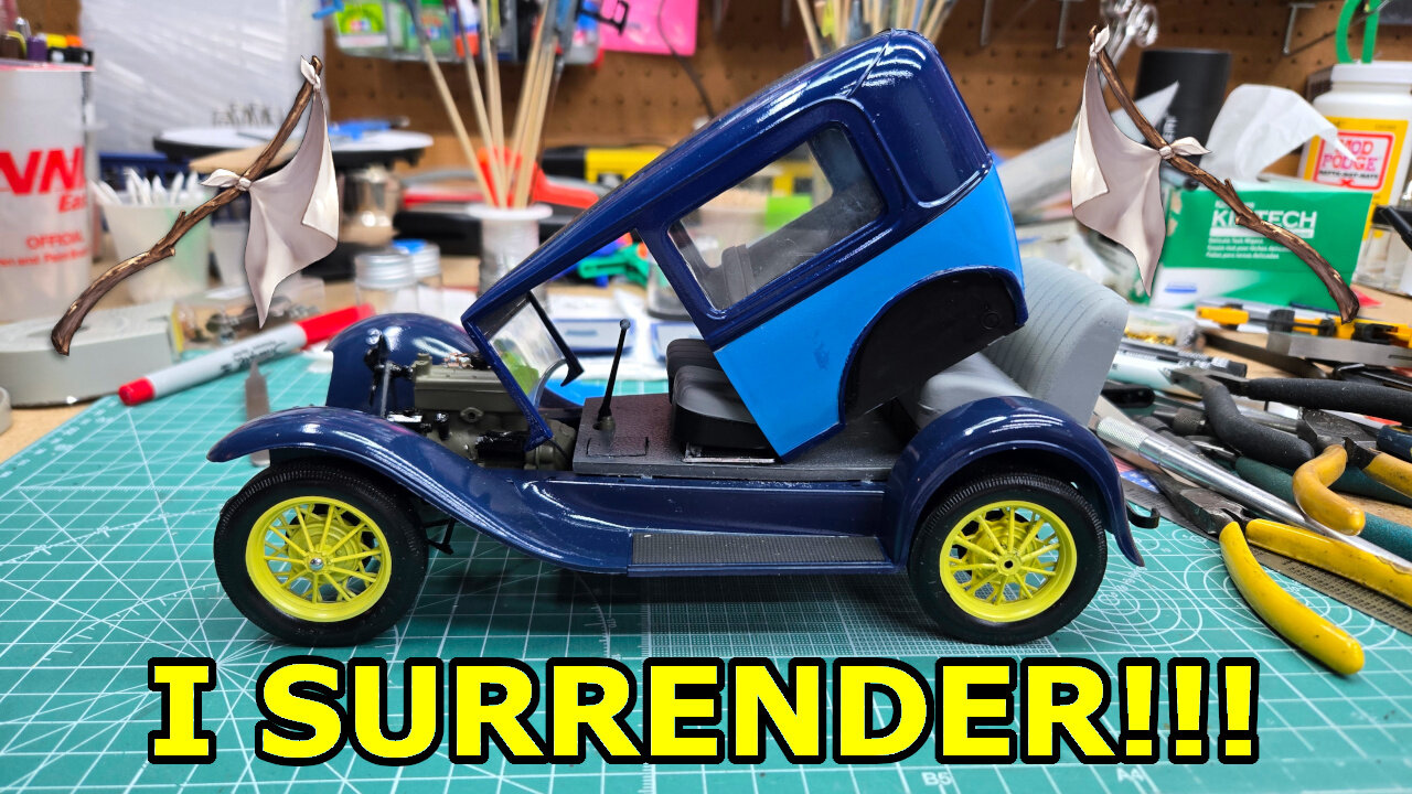 07 1931 Model 'A' Ford 2-Door Sedan Part 07 I SURRENDER!!!