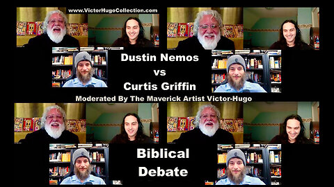 Dustin Nemos Curtis Griffin Merciful God vs Vengeful God Biblical Debate Moderated By Victor Hugo