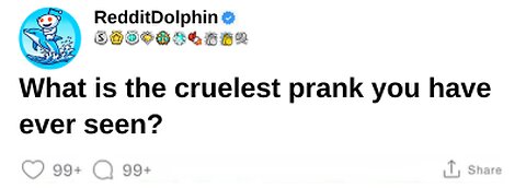It was a "prank"