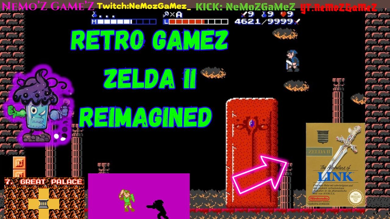 Retro GameZ Zelda II Reimagined how did i not know? Part 2 (PC Remake by Hoverbat)