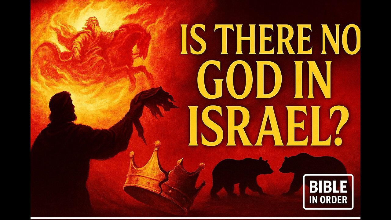 No God in Israel? | 2 Kings 1–4 | Fire, Miracles & Judgment | 7/2/25