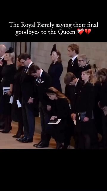 The Royal Family’s Final Goodbye to the Queen 👑💔”