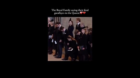 The Royal Family’s Final Goodbye to the Queen 👑💔”