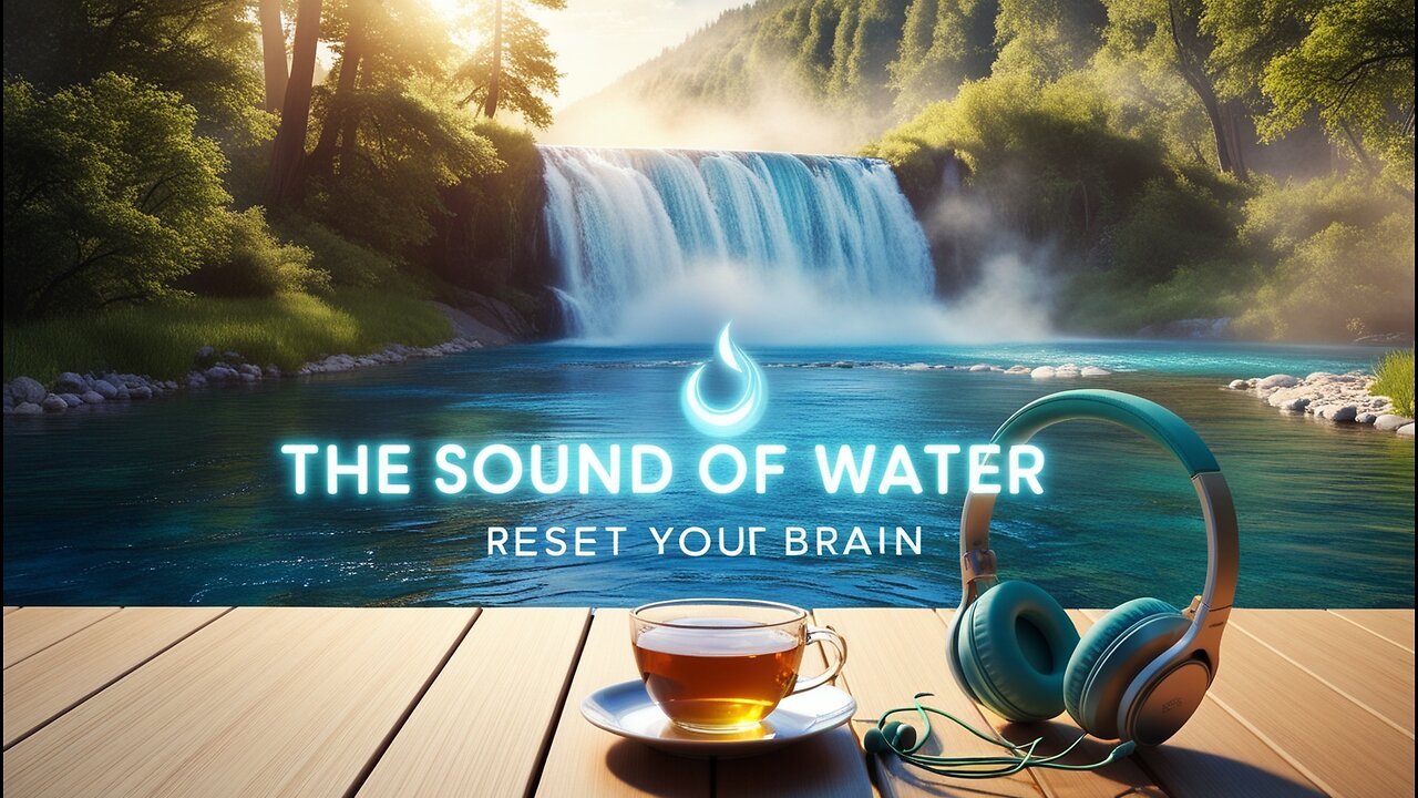 The Sound of Water to Reset Your Brain 🌊 | Study, Work, Sleep, Meditation, Relaxation, ASMR