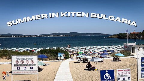 Kiten, Bulgaria | Beach Walk to Hotel Palms Beach 🌊🏖️🇧🇬