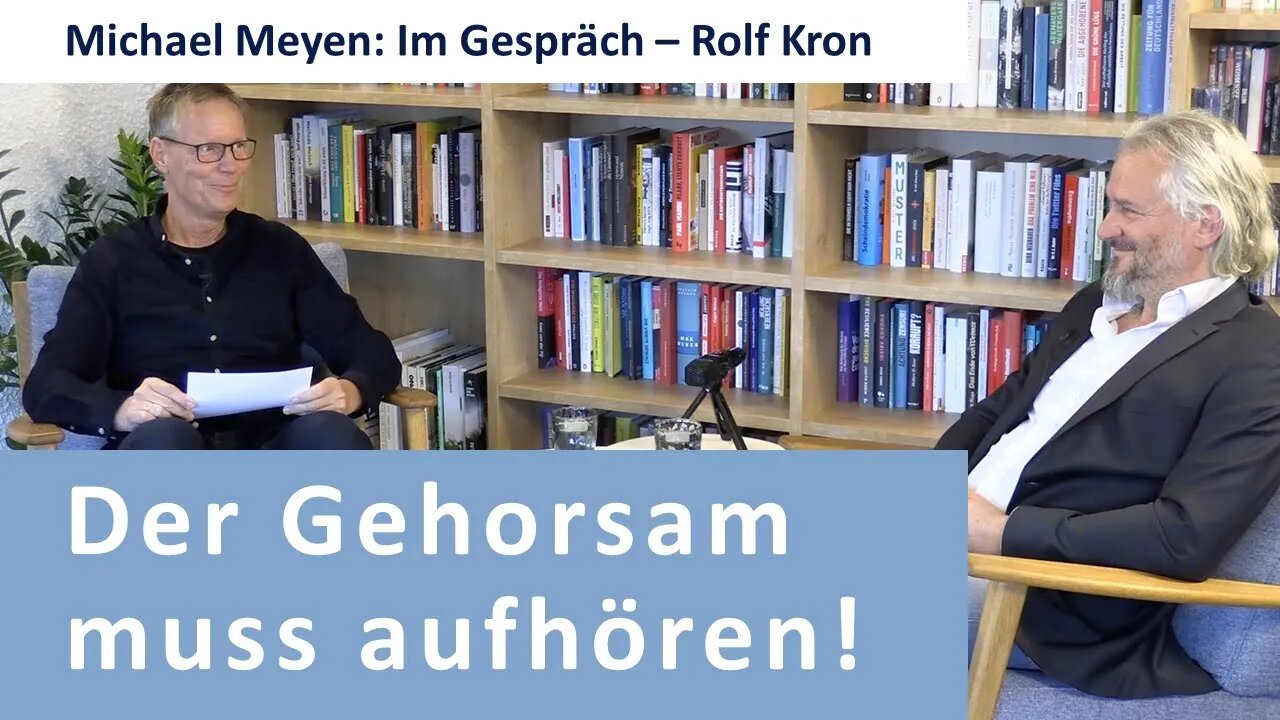 Michael Meyen ☝️👉Im Gespräch: Rolf Kron
