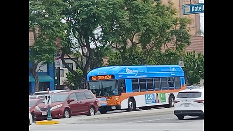 OC Bus 2023 Gillig Low Floor Plus 2318 Rapid 553