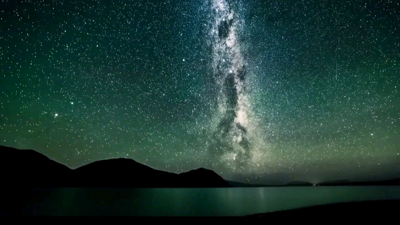 Milky Way Glowing At Night