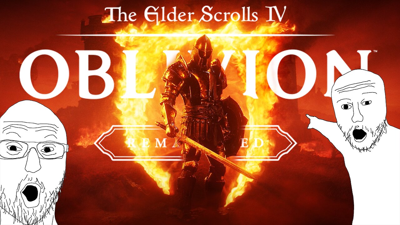 PLAYING THE ELDER SCROLLS IV: OBLIVION REMASTER (it's really good)