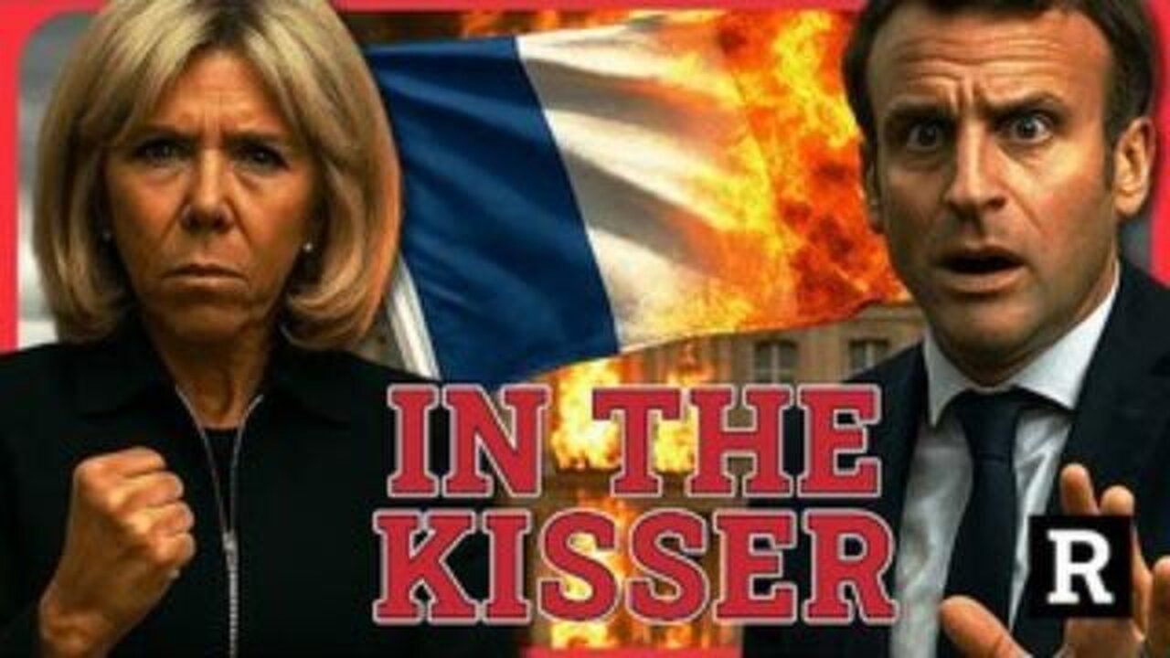 FRENCH CIVIL WAR! Brigitte Macron just man-handled President Macron in major domestic abuse scandal
