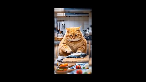 Chef Cat: When the Kitty Becomes a Master Chef! 🐱🔪🐟