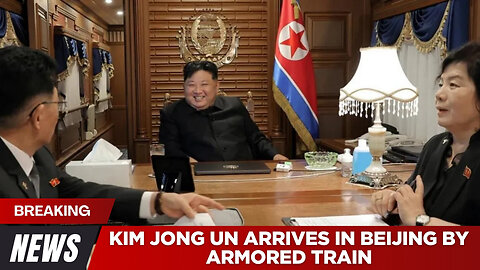 Kim Jong Un Arrives in Beijing by Armored Train for Parade with Xi and Putin