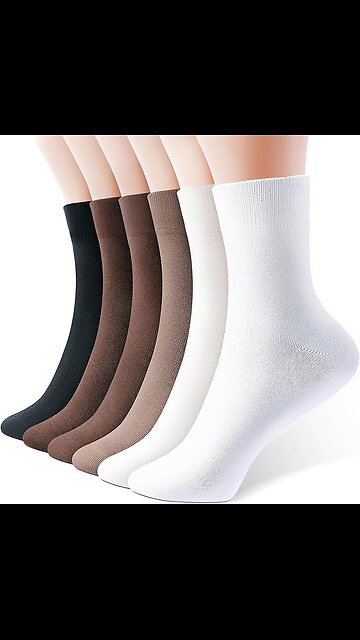 https://amzn.to/4n2EWHw IDEGG Women's Crew Socks