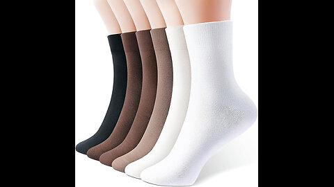 https://amzn.to/4n2EWHw IDEGG Women's Crew Socks