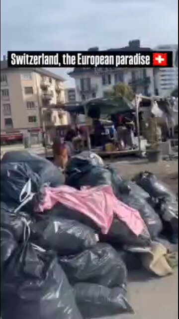 🇨🇭Ghetto in Switzerland, one of the richest countries in Europe.
