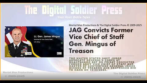 JAG Convicts Former Vice Chief of Staff Gen. Mingus of Treason .......