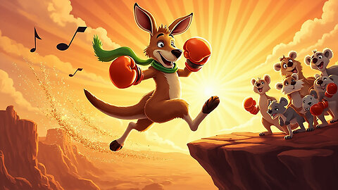 Kangaroo Kicks Up Courage | Kids’ Song About Bravery 🦘💪🌟
