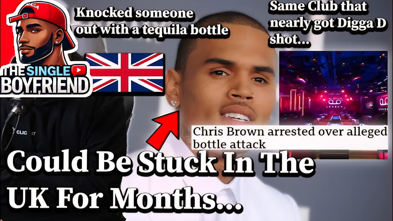 CHRIS BROWN ARRESTED IN UK — BOND DENIED, STUCK BEHIND BARS UNTIL JUNE 13TH