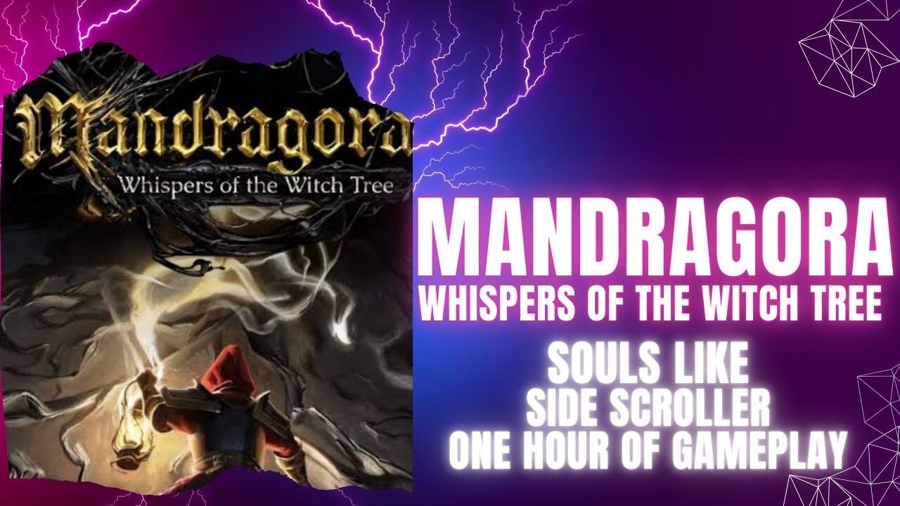 Mandragora Whispers of the Witch Tree - Souls Like Side Scroller Gameplay