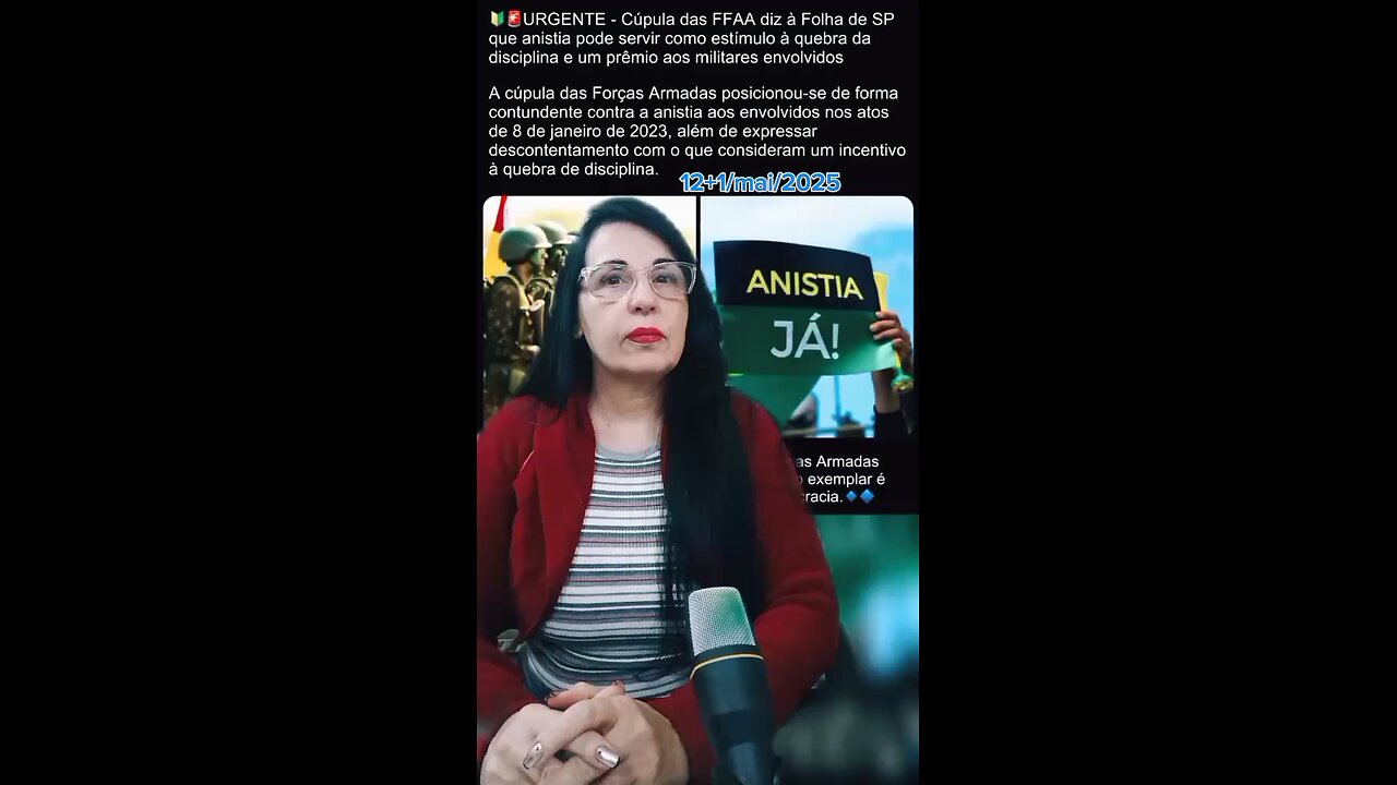 FFAA diz que não apoia anistia