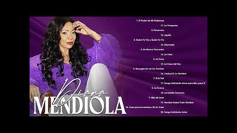 Diana Mendiola - 1 Hora Sus Mejores Canciones Grandes Éxitos - Álbum Completo.