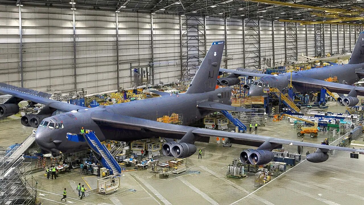 Inside US Air Force Massive Facility Upgrading Feared B-52 Bombers