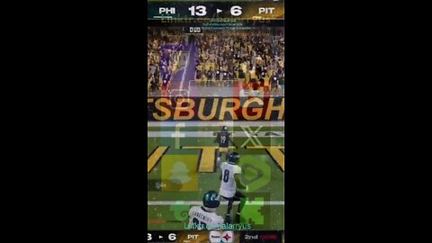 First Score, Final Play 1st Half PIT 6 vs PHI 13 #AllMadden #Madden25 #NFLmadden #madden