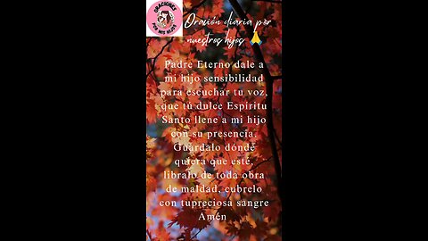 Oración Diaria por nuestros hijos 🙏