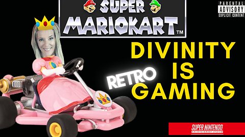 Super Mario Kart Gameplay with Divinity | Digital Nintendo Retro Fun