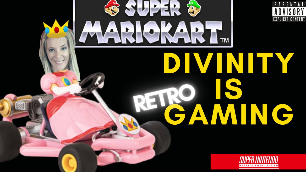 Super Mario Kart Gameplay with Divinity | Digital Nintendo Retro Fun