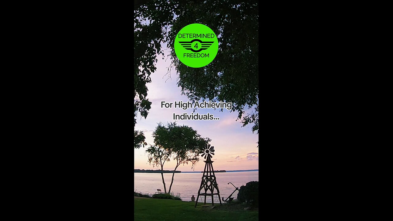 For High Achieving Individuals...