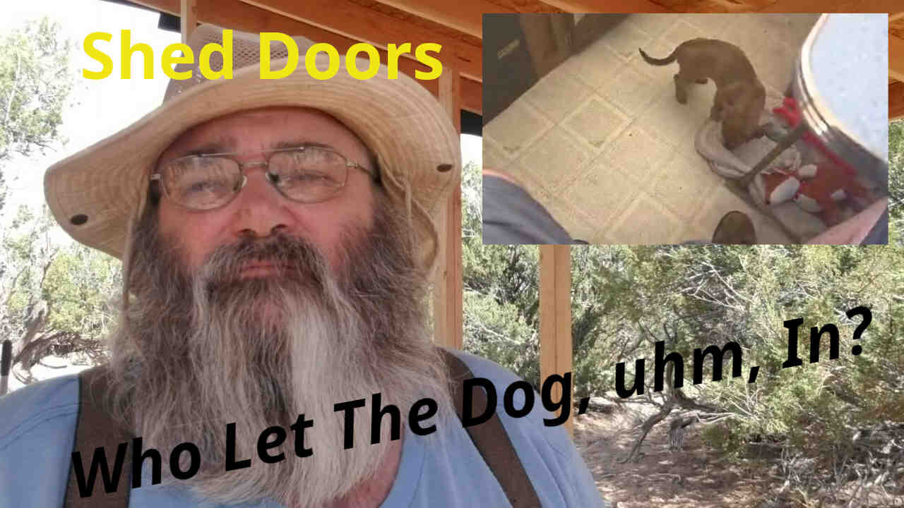 DIY Shed Build Doorway Rough in