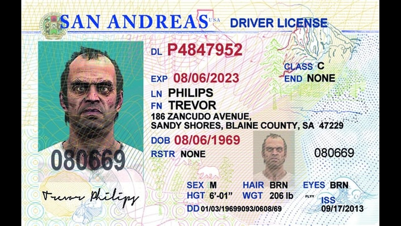 GTA 5 from alternate reality to game Character Trevor Phillips