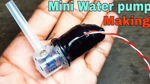 Household submersible water pump | micro water pump! #LoveDegreeIncentivePlan #HandmadeDIY #Science