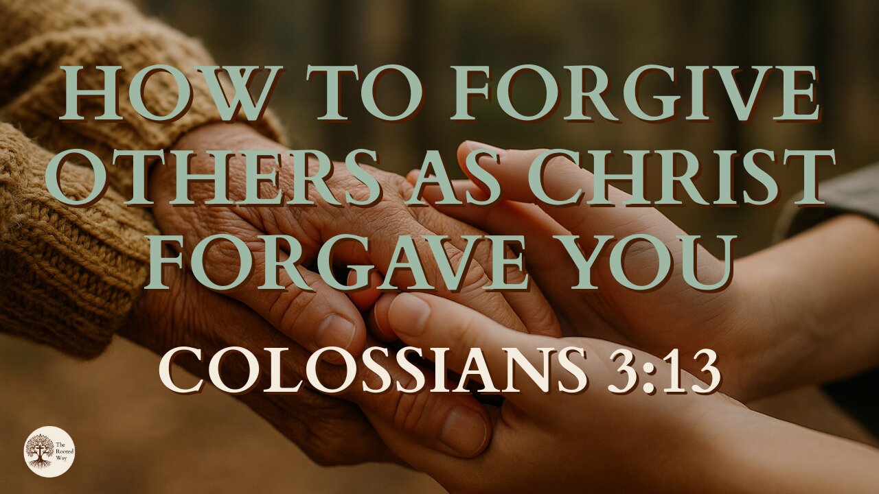 Colossians 3:13 and the Freedom of Forgiveness