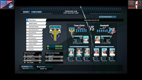 Based Sportsball 2025: Regular Season - Game #85 [Team Christ at Sawteeth]