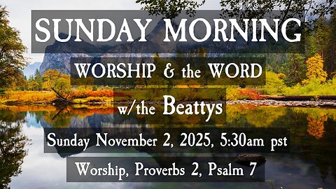 🌞 SUNDAY MORNING ✝️