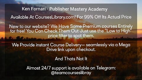Ken Fornari - Publisher Mastery Academy (CoursesLibrary.com)
