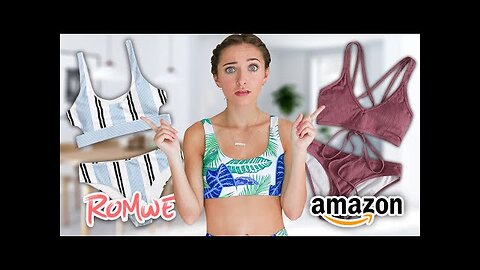 Cheap BIKINI Try On Haul _ Romwe, Amazon, Target, Walmart, & Cupshe