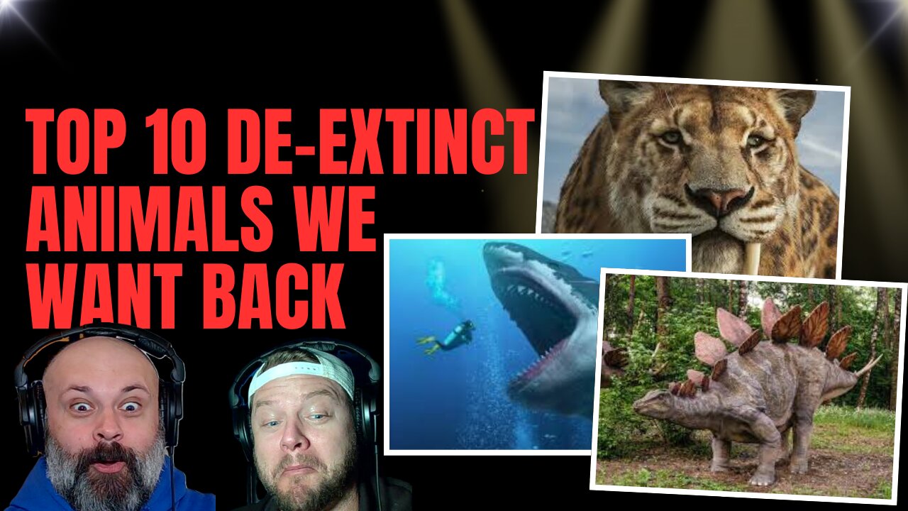 Top 10 Animals We’d Like to See De-Extinct – From Mammoths to Megalodons