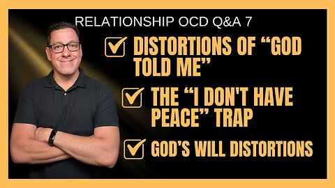 🔴RCOD Q&A 7: The Distortions of God Told Me | The I Don't Have Peace Trap | God's Will Distortions