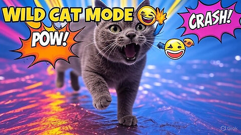 "When Cats Go Wild: Guaranteed Laughs!"